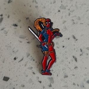 Marvel Deadpool Superhero Sexy Lady Character Lapel Pin
